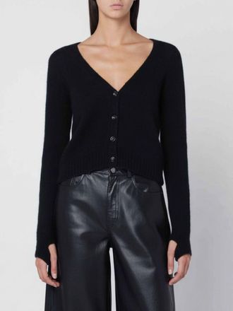 Roberto Collina Cardigan a v Roberto Collina in cashmere e seta