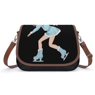 Generic Beautiful Figure Skater Women Crossbody Bags for Women Shoulder Messenger Bag Purse Handbags