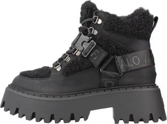 Buffalo Dames, Schoenen, Zwart, Maat: 37 EU Leer