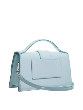Jacquemus Womens Pale Blue Leather Le Grand Bambino Handbag Light Bag