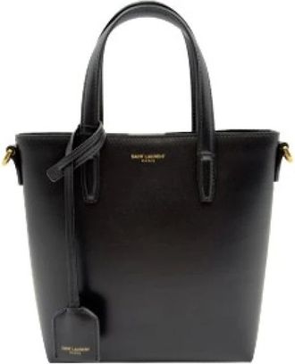 Saint Laurent Pre-owned Tote Bags, female, Black, Size: ONE SIZE Pre-owned Tote Bag