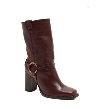 Free People Womens Hayden Harness Boot In Carbernet