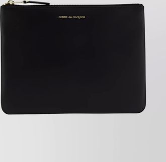 Comme Des Gar&ccedil;ons calfskin coin purse gold-tone hardware