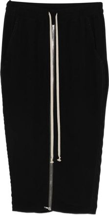 Rick Owens Drawstring Zip Midi Skirt