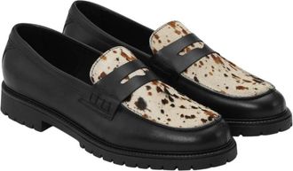 Les Deux Willard Loafer - Heren - Loafers - Zwart - 41 EU - Leer - Schoenen