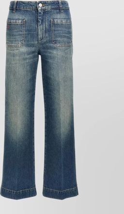Victoria Beckham alina denim trousers featuring pockets