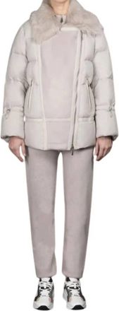 Moorer Yoss-Ks3 Down Jacket In Mandorla