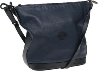 Gucci Pre-owned Vintage Schoudertas - Dames - Vintage Schoudertas - Blauw - ONE Size - Leer - Vintage