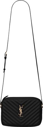 Saint Laurent Womens Lou Camera Bag - Black Leather - One Size