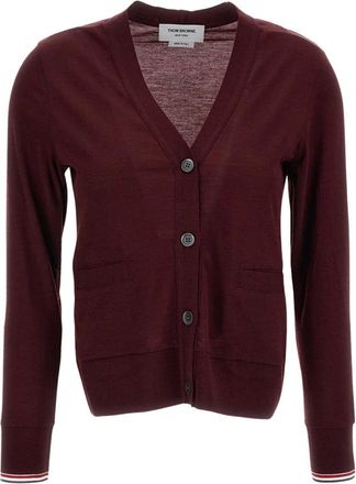 Thom Browne Donna, Maglie, Rosso, M, new