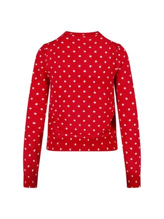 Comme Des Gar&ccedil;ons Womens Comme Des Garcons Sweaters Red Wool