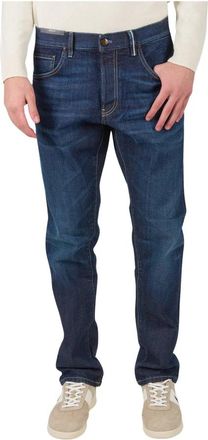 Pantaloni Torino Breakbeat Jeans - Heren - Slim Fit Jeans - Blauw - W32 - Katoen - Jeans