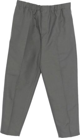 Jil Sander Pantaloni con vita elasticizzata - Grigio