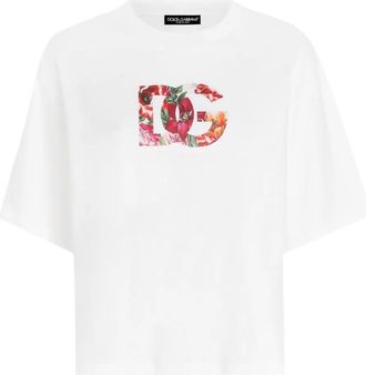 Dolce & Gabbana T-Shirt Con Logo Dg-Donna