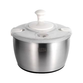 OEM Centrifugadora De Ensalada De Gran Capacidad (6,3 L), Centrifugadora Manual Para La Preparaci&oacute;n De Verduras, Centrifugadora De Frutas Y Verduras Con B