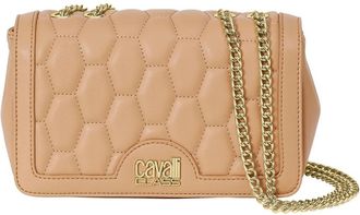 Cavalli Schoudertas met Kettingriem - Dames - Schoudertassen - Beige - ONE Size - Tassen
