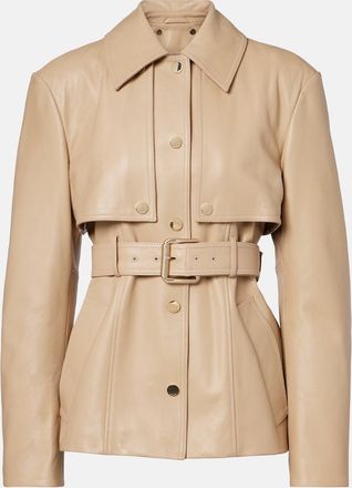 Sportmax Stenzone convertible leather jacket
