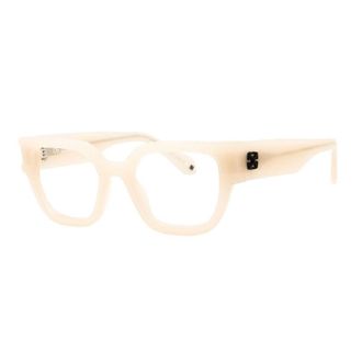 Off-white Eyeglasses Square Full Rim, Beige Frame And Clear Demo Lenses Lens Oerj085Style856100