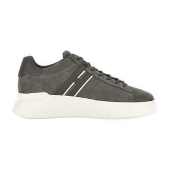 Hogan H580 H Profile - Heren - Sneakers - Grijs - 39 1/2 EU - Leer - Schoenen