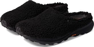 Topo Athletic Revive Mens Slippers Black/Black : 10.5 D - Medium, Fleece/Polyester