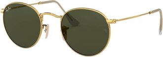 Ray-Ban ROUND METAL RB 3447 Gold/G- Classic Green 50/21/145 unisex Sunglasses
