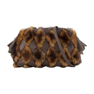 Zimmermann Cloud 91 Medium Clutch - Dames - Tassen - Bruin - Maat: ONE Size Katoen