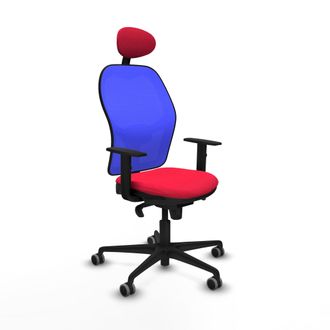 Piqueras y Crespo Silla De Oficina Con Cabecero Jorquera Piqueras Y Crespo 1d036g1 Rojo