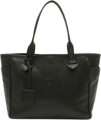 Loewe Pre-owned Heritage Leren Tote Bag - Dames - Vintage Schoudertas - Zwart - ONE Size - Leer - Vintage