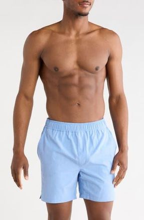 Vintage Summer Swimwear Pieced Hybrid Shorts in Bright Blue at Nordstrom Rack, Size Xx-Large