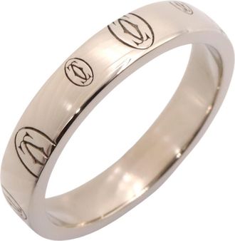 Cartier Silver White Gold (18K) Band Ring (Pre-Owned)