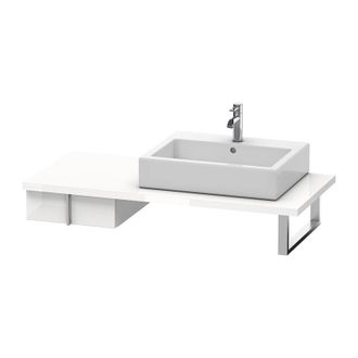 Duravit Duravit Vero Armario Bajo Para Consola, 6567, 1 Caj&oacute;n, 400 Mm, Color (frente/cuerpo): Decoraci&oacute;n Blanca De Alto Brillo - Ve656702222