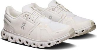 On Cloud 6 Sneaker in White/White at Nordstrom, Size 10.5
