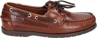 Sebago Casual Bruin Leren Bootschoenen - Heren - Bootschoenen - Bruin - 39 1/2 EU - Leer - Schoenen