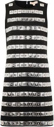 Michael Kors STRIPE EMB SHIFT DRESS
