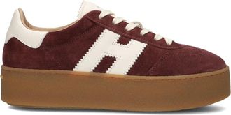 Hogan H698 Allacciato H - Dames - Sneakers - Bruin - 36 1/2 EU - Leer - Schoenen