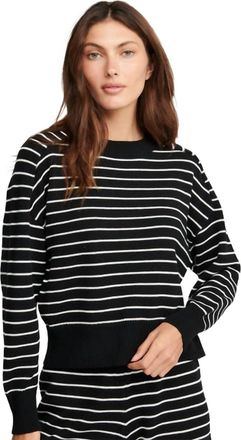 Sundays Lizz Sweater In Black/white Stripes