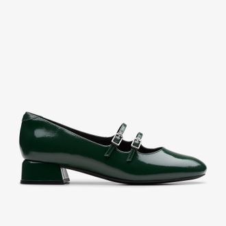 Clarks Daiss 30 Shine Dark Green