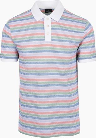 Paul Smith Mens PAUL SMITH REG FIT SS POLO MULTI COLOURED - Size: 40