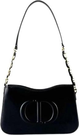 Dior Pre-owned Leren Schoudertas - Dames - Vintage Schoudertas - Zwart - ONE Size - Leer - Vintage