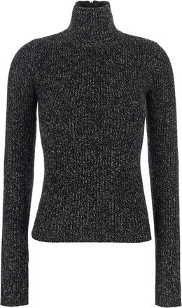 Max Mara Wollen ribgebreide coltrui met kasjmier - Dames - Coltruien - Veelkleurig - S - Wol - Truien & Vesten