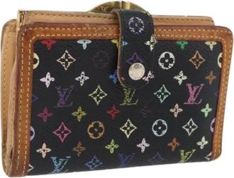 Louis Vuitton Pre-owned Monogram Multicolor Canvas Portemonnee - Dames - Vintage Accessoires - Veelkleurig - ONE Size - Leer - Vintage