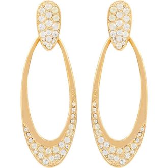 Susan Caplan Vintage 1990s Vintage Dramatic Oval Clip-On Earrings at Nordstrom