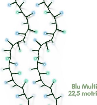 Kaemingk Cadena De Luces 1000 Led 22,5m Aqua/blanco/azul