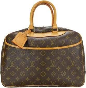 Louis Vuitton Pre-owned Handbags, female, Brown, Size: ONE SIZE Pre-owned Vintage Canvas Handbag