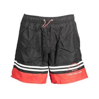 Karl Lagerfeld Heren, Badkleding, Zwart, Maat: M Poliester