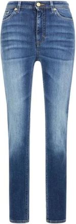 Roberto Cavalli Dames, Jeans, Blauw, Maat: W34 Katoen