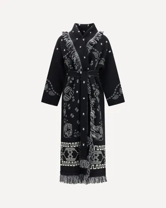 Alanui Bandana Jacquard Coat Female XS