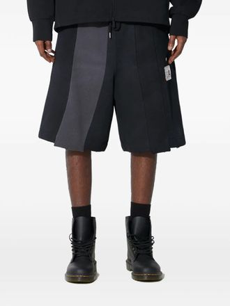 Miharayasuhiro label-detail shorts - Zwart