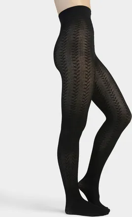Simons Womens Braided stretch tights Exclusive collection from Italy