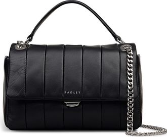 Radley London Burton Way Quilted Flap Crossbody Bag in Black at Nordstrom Rack